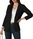 Kelyaa Women's One Button Blazer with Pockets