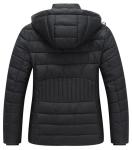 Women's Lightweight Waterproof Puffer Jacket, Black
