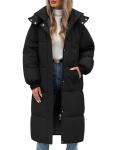 NRZD Women's Hooded Long Puffer Winter Jacket