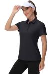 TACVASEN Women's Quick Dry Short Sleeve Polo Shirt