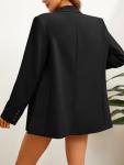 Oversized Buttoned Blazer Jacket for Women