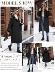 NRZD Women's Hooded Long Puffer Winter Jacket