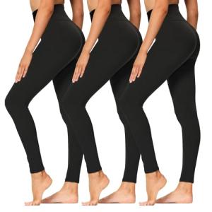 High Waisted Tummy Control Leggings - 3 Pack