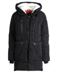 Steve Madden Women's Black Puffer Parka Jacket