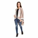 Women's Open Front Poncho Shawl Wrap Cardigan
