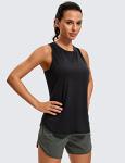 CRZ YOGA Women's High Neck Racerback Tank Top