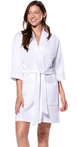 Turquaz Soft Waffle Kimono Robe for Women