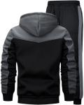 AIELVIN Women's Full Zip Tracksuit in Iron Gray Black