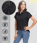 TACVASEN Women's Quick Dry Short Sleeve Polo Shirt