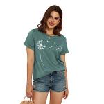 Cicy Bell Women's Dandelion Print Summer Tee