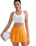 Running Girl Women's Padded Sports Bra, White
