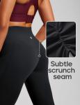 Black Scrunch Butt Lifting Leggings with Pockets