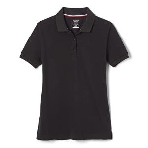 Black Short Sleeve Polo Shirt for Teens and Women