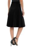Urban CoCo Women's High Waist Flare Midi Skirt