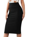 Sweet Hearts Women’s Stretch Pencil Midi Skirt