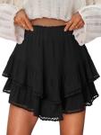 Cute Ruffle Skorts for Women – Flowy Mini Shorts