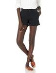 Amazon Essentials Women's Slim-Fit Khaki Shorts, Black