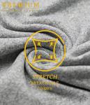 Women's High Waist Stretch Pencil Skirt - Heather Gray