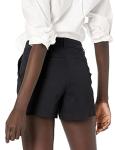 Amazon Essentials Women's Slim-Fit Khaki Shorts, Black