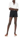 Amazon Essentials Women's Slim-Fit Khaki Shorts, Black