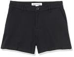 Amazon Essentials Women's Slim-Fit Khaki Shorts, Black