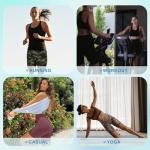 High Waisted Tummy Control Biker Shorts - Black