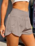 High-Waisted Women's Athletic Running Shorts with Pocket