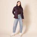 Lightweight Packable Water-Resistant Puffer Jacket - Burgundy