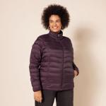 Lightweight Packable Water-Resistant Puffer Jacket - Burgundy