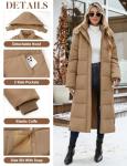 Women’s Thick Quilted Puffer Coat with Hood