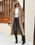 Women’s Thick Quilted Puffer Coat with Hood
