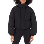 Amazon Essentials Women's Cropped Puffer Jacket - Black