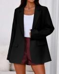 BTFBM Oversized Black Blazer for Women