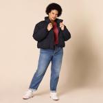 Amazon Essentials Women's Cropped Puffer Jacket - Black