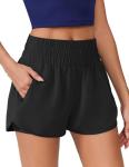 High Waisted Women's Running Shorts with Pockets