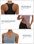 5 Pack Women's Racerback Workout Tank Tops