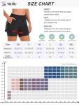High-Waisted Women's 2-in-1 Running Shorts - Black