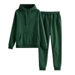 Oversized 2-Piece Hoodie and Sweatpants Set, Green