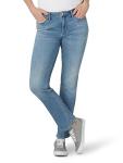 Lee Women's Mid Rise Straight Leg Jeans