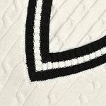 Hyipels Women's Preppy Style Knitted Sweater Vest