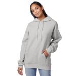 Hanes EcoSmart Hooded Sweatshirt for Women, Ash