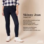 Light Blue Mid-Rise Stretchy Skinny Jeans for Women