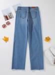 High-Waisted Wide Leg Stretchy Denim Jeans