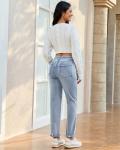 Luvamia Casual Ripped High Waisted Boyfriend Jeans