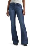 Lee Women's Mid Rise Flare Jeans, Inner Strength