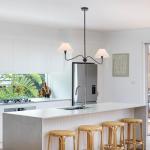 VANZARLA Modern 2-Light Linear Chandelier