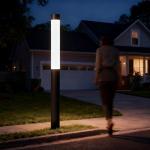SkyGlow 71" Waterproof LED Garden Lamp Post