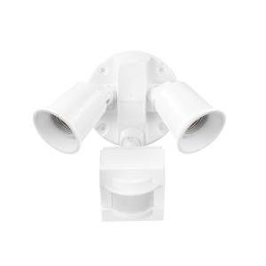 Globe Electric Twin Head Outdoor Motion Sensor Light