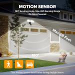 LUTEC 72W Motion Sensor Outdoor Security Light