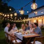 100ft G40 LED Outdoor String Lights with Bulbs